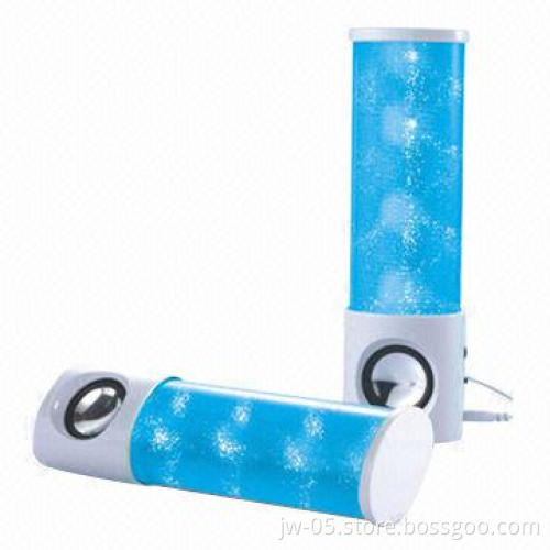 Portable Speakers with 3 Colorful Flashlights, Made of ABS and PVC Materials